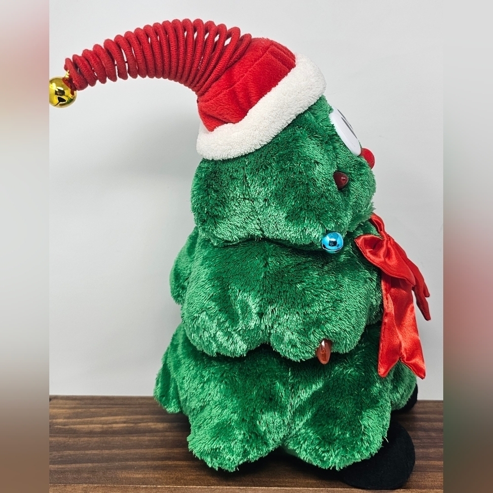 Sound & Light Animatronics Rockin Around The Christmas Tree Soft Plush 15" WORKS - Picture 2 of 15